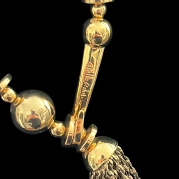 Stella & Dot RETIRED Bianca Tassel Lariat Necklace N277G - LNC - Picture 6 of 10